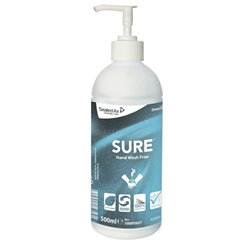 Diversey - SURE Hand Wash Perfume Free (6x0.5L Pack) 